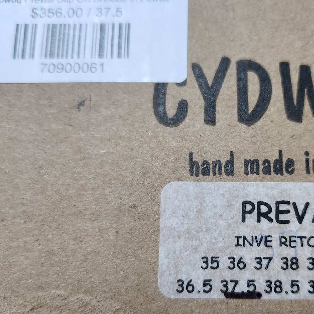 Cydwoq Prevail Shooties Slip On Pewter 37.5 - Picture 4 of 4